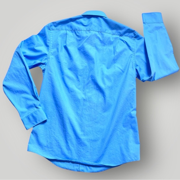 Tommy Hilfiger Blue, Slim Fit Dress Shirt Classic Design - Picture 2 of 10